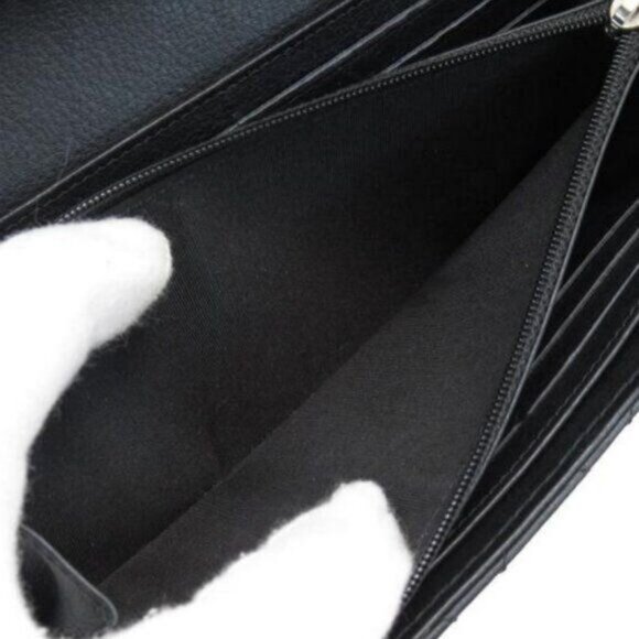 Authentic CHANEL CC Wild Stitch Lambskin Wallet on Chain Shoulder Crossbody - Picture 11 of 15